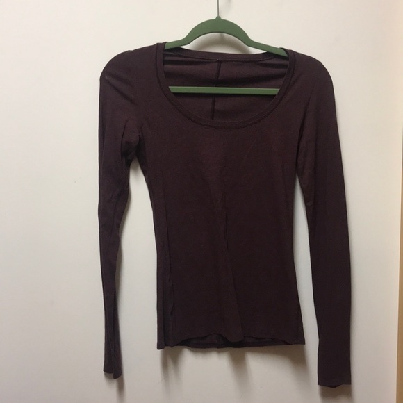 lululemon athletica Tops - Maroon long sleeve